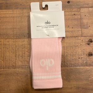 Alo throwback barre sock NWT